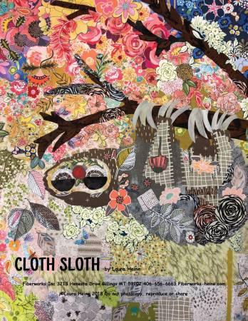 Collage showing a sloth hanging upside down from a tree branch with green foliage below and brightly colored flowers above