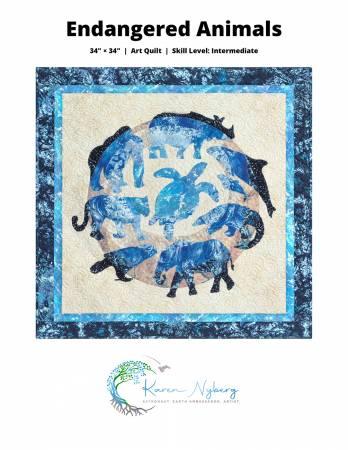 Endangered Animal Quilt Pattern - Karen Nyberg Designs - Hummingbird Lane Fabrics and Notions