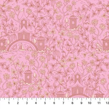 PREORDER - Kindred Sketches - Teahouse Primrose - Kathy Doughty - Hummingbird Lane Fabrics and Notions