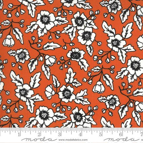Midnight Magic 2 - Gothic Bloom Pumpkin - April Rosenthal - Hummingbird Lane Fabrics and Notions