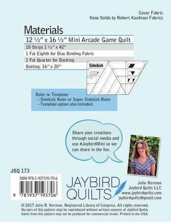 Mini Arcade Game Quilt Pattern - Jaybird Quilts - Hummingbird Lane Fabrics and Notions