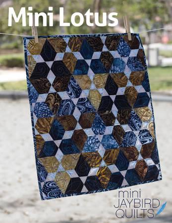 Mini Lotus Quilt Pattern - Jaybird Quilts