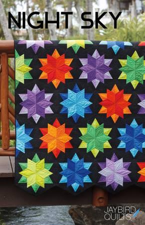 Night Sky Quilt Pattern - Jaybird Quilts - Hummingbird Lane Fabrics and Notions