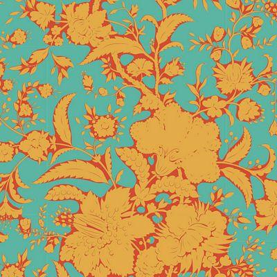 PREORDER - Bloomsville - Abloom Turquoise - Tilda - Hummingbird Lane Fabrics and Notions