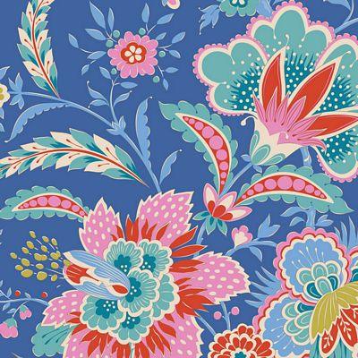 PREORDER - Bloomsville - Late Bloomer Sapphire - Tilda - Hummingbird Lane Fabrics and Notions