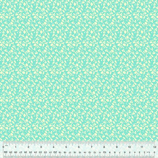 PREORDER - Country Mouse - Fresh Calico Aqua - Heather Ross - Hummingbird Lane Fabrics and Notions