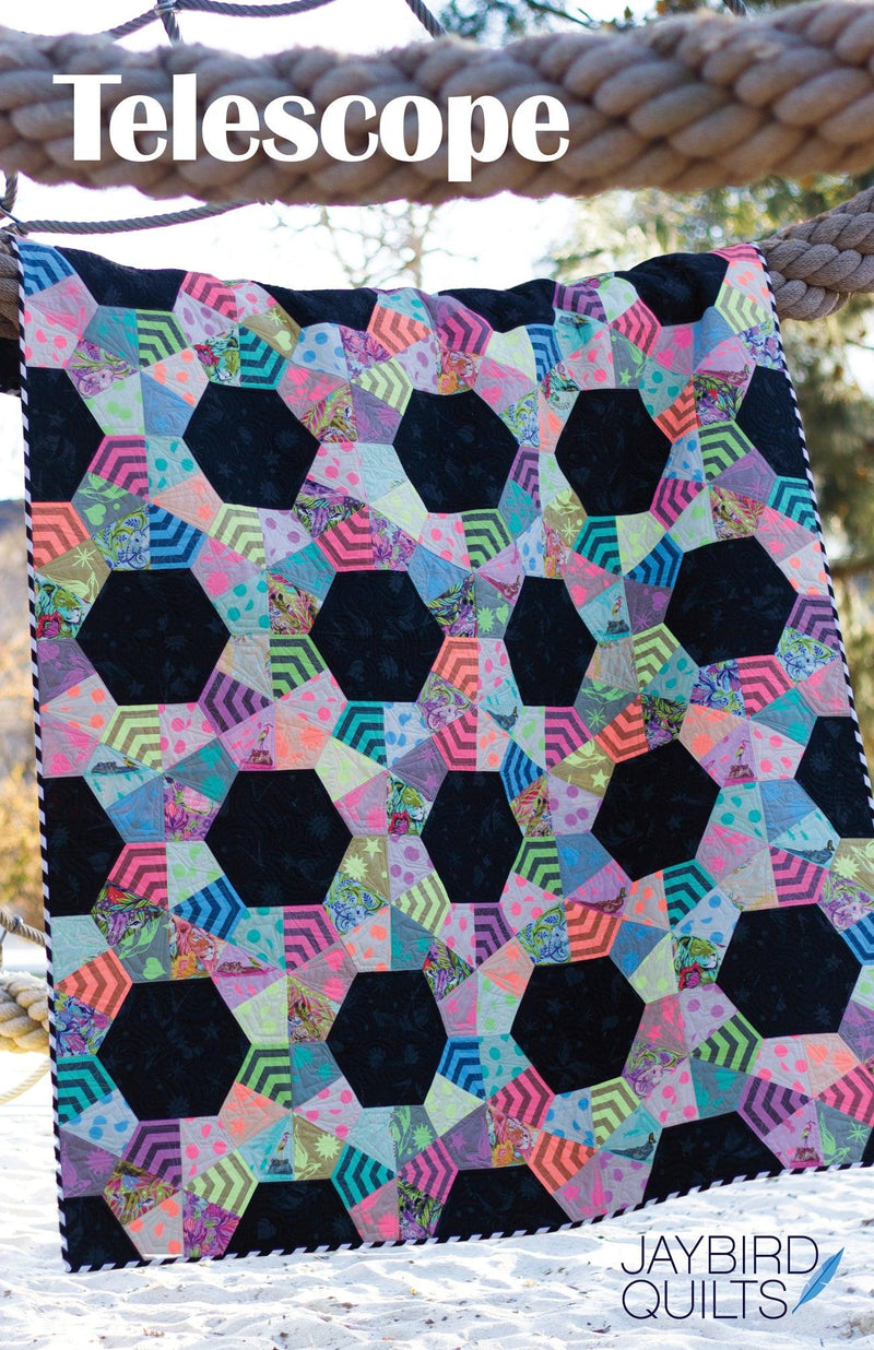 PREORDER - Telescope Quilt Pattern - Jaybird Quilts - Hummingbird Lane Fabrics and Notions