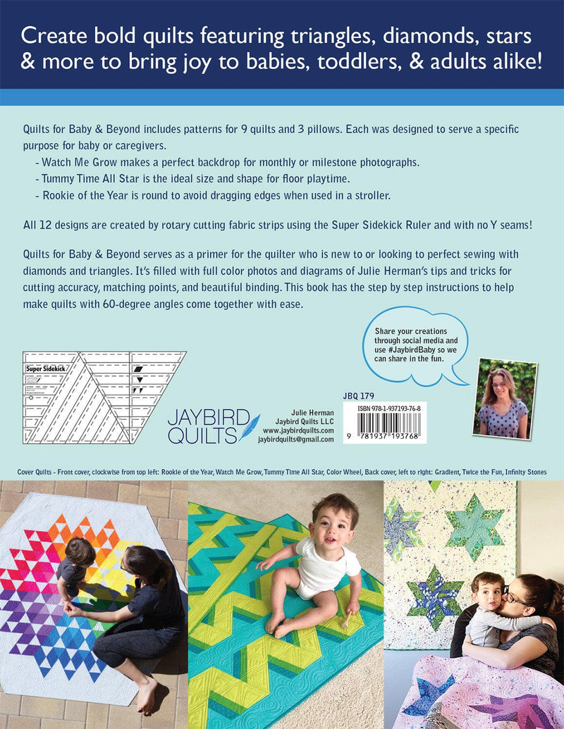 Quilts for Babies and Beyond - Pattern Book  Jaybird Quilts - Hummingbird Lane Fabrics and Notions