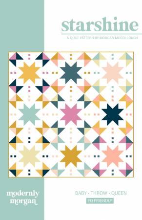 Starshine Quilt Pattern - Modernly Morgan - Hummingbird Lane Fabrics and Notions