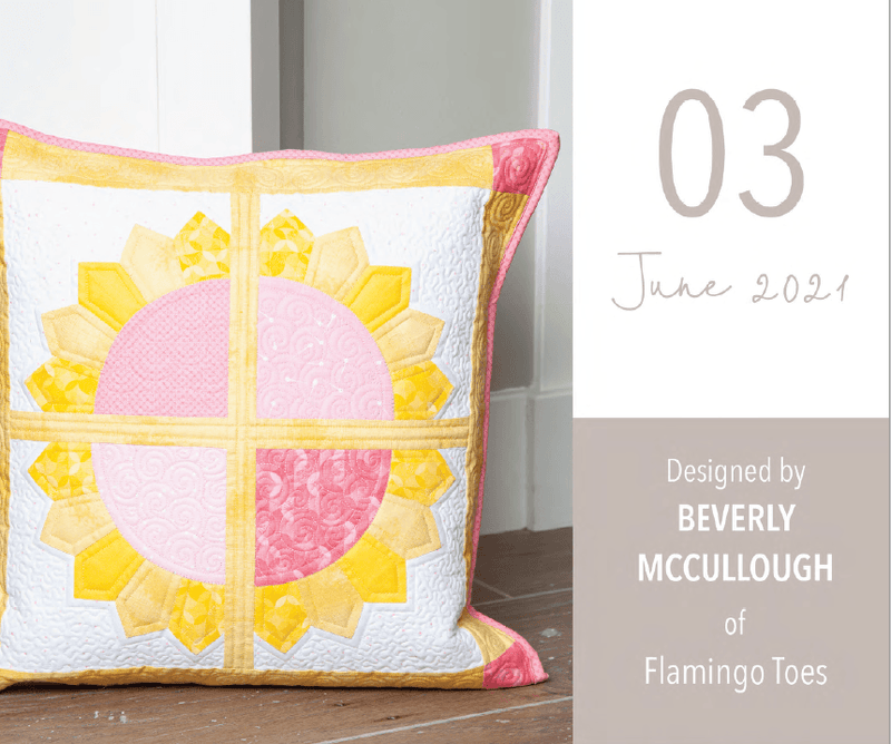 Sunshine Pillow Kit - Beverly McCullough - Riley Blake Designs - Hummingbird Lane Fabrics and Notions
