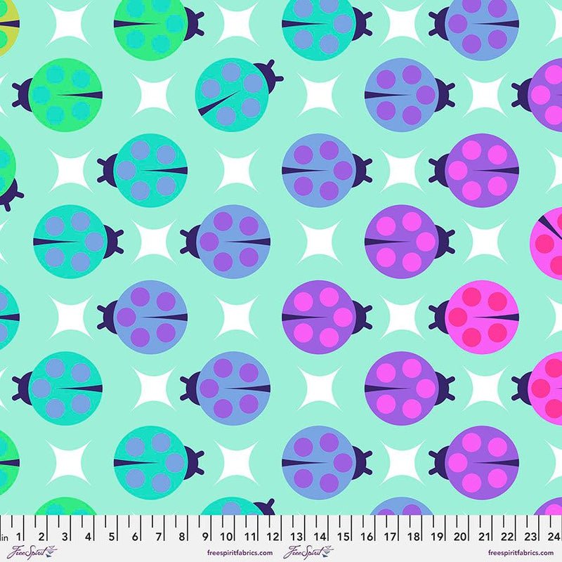 PREORDER - Tiny Beasts - Lady Luck Glimmer - 108 Wide - Tula Pink - Hummingbird Lane Fabrics and Notions