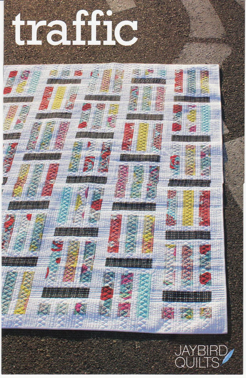 Traffic Quilt Pattern - Jaybird Quilts - Hummingbird Lane Fabrics and Notions