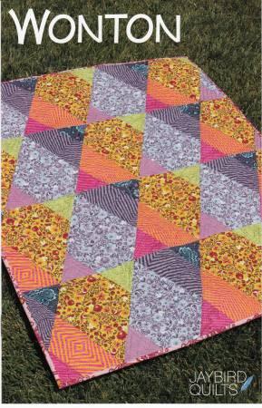 Wonton Quilt Pattern - Jaybird Quilts - Hummingbird Lane Fabrics and Notions