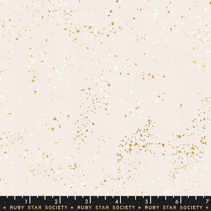 Speckled Metallic White Gold - Rashida Coleman-Hale - Ruby Star Society - Hummingbird Lane Fabrics and Notions